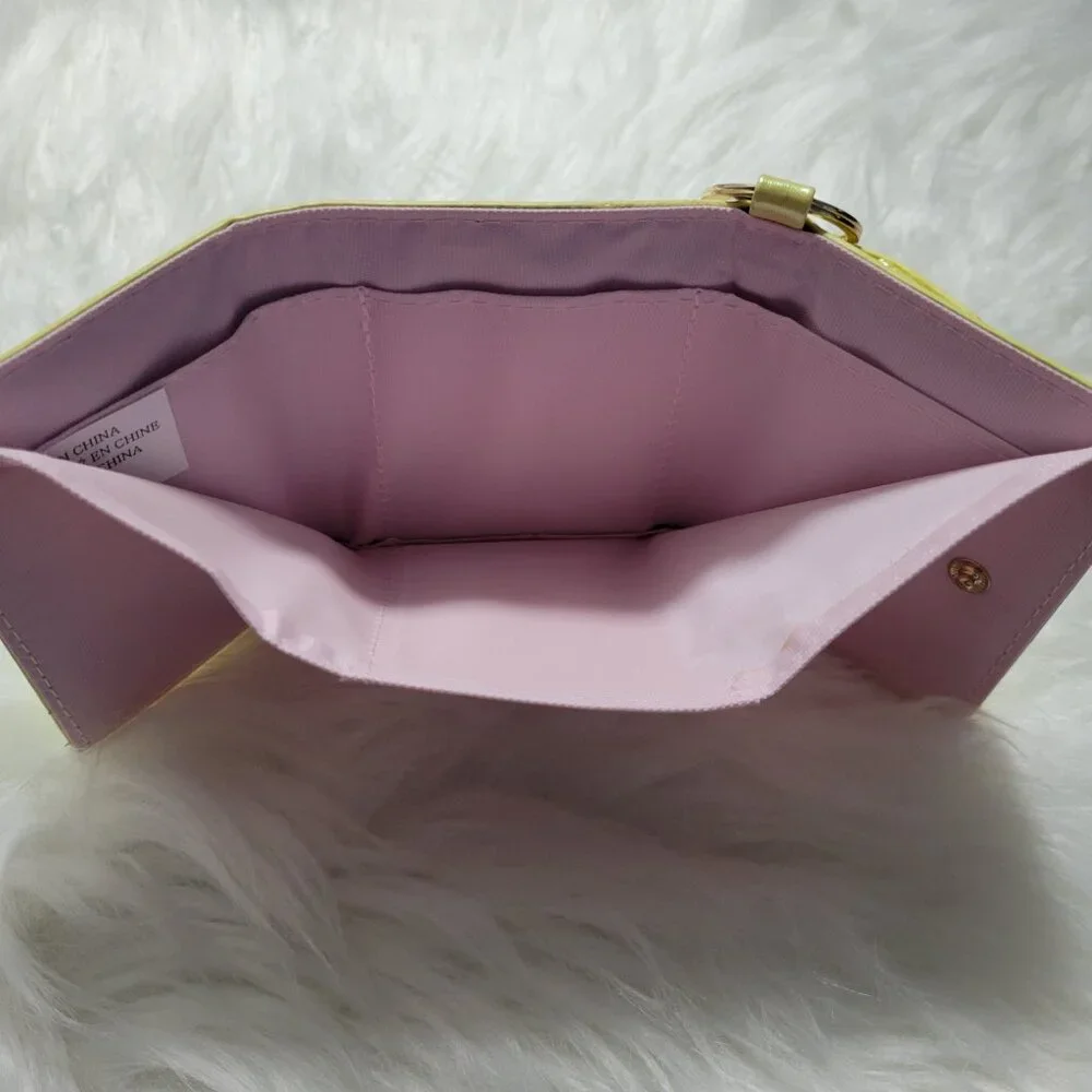 Claire's Lemon Trifold Wallet